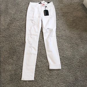 White jeans